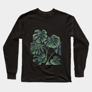 Monstera Leaves 9 Long Sleeve T-Shirt